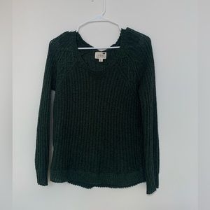 LA Hearts green sweater